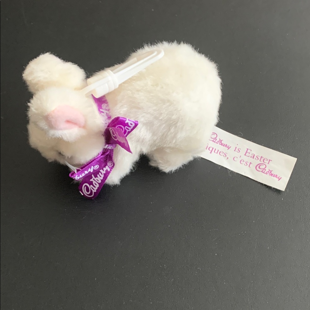 White Plush Bunny Stuffed Animal